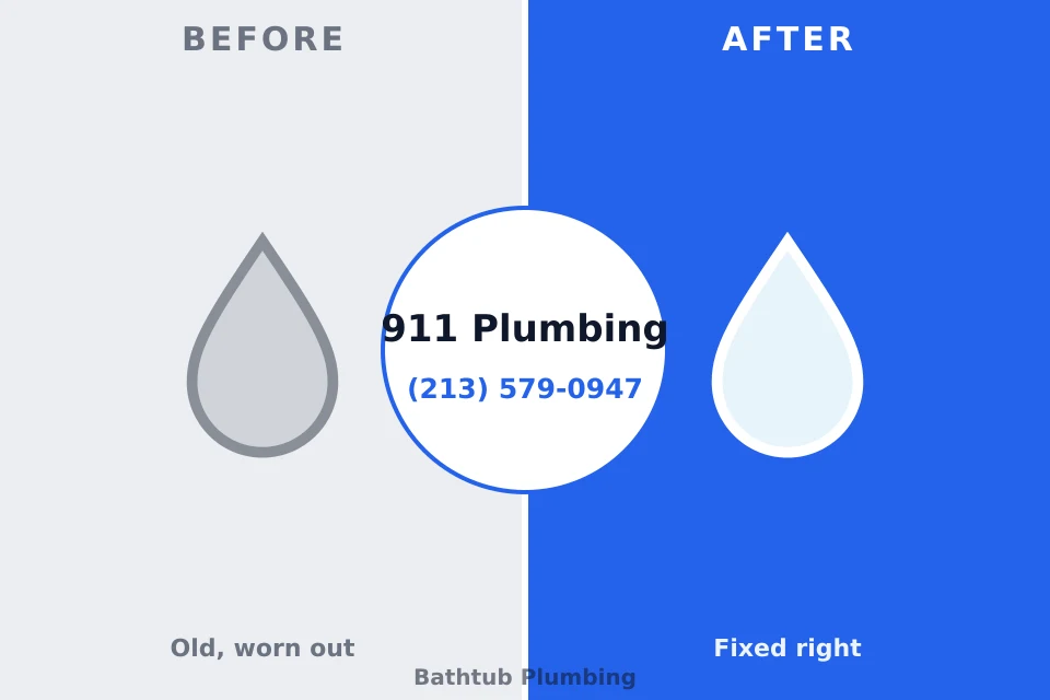 Before and after: plumbing repair Bluffdale, UT